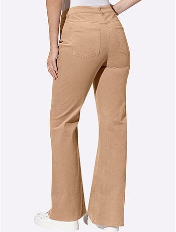 Pantalon bootcut coupe 5 poches moderne - taille standard - helline