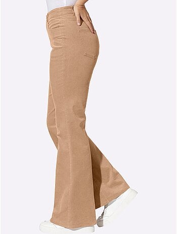 Pantalon bootcut coupe 5 poches moderne - taille standard - helline