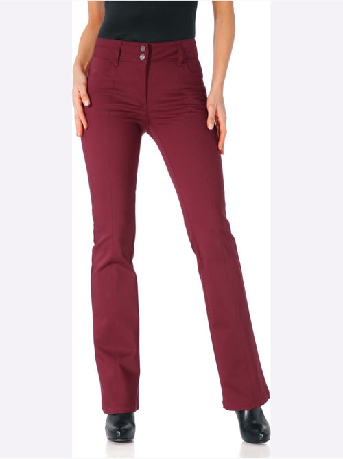 Pantalon Bootcut Coupe Bootcut Tendance - Taille Courte - Helline - Kiabi