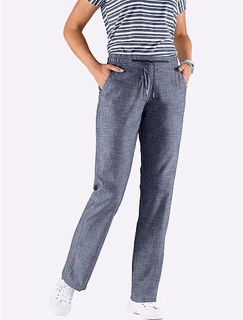 Pantalon Bootcut Pur Coton - Taille Courte - Witt