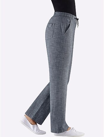 Pantalon Bootcut Pur Coton - Taille Courte - Witt