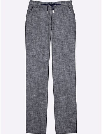 Pantalon Bootcut Pur Coton - Taille Courte - Witt