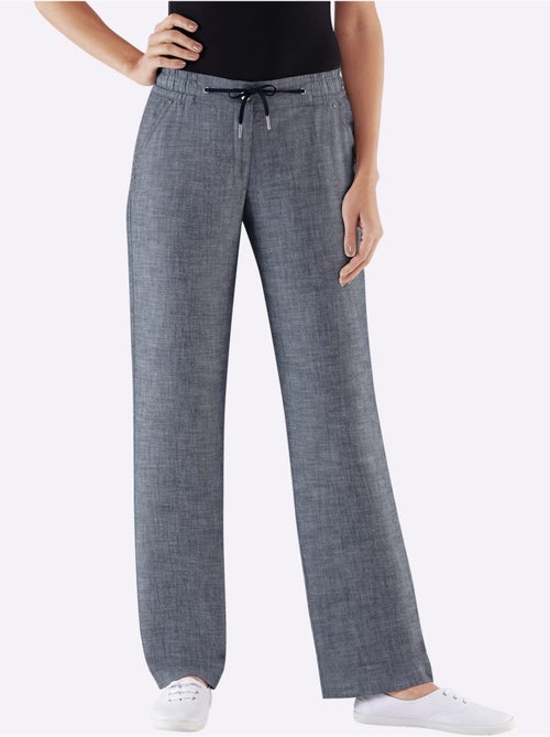 Pantalon Bootcut Pur Coton - Taille Courte - Witt - Kiabi