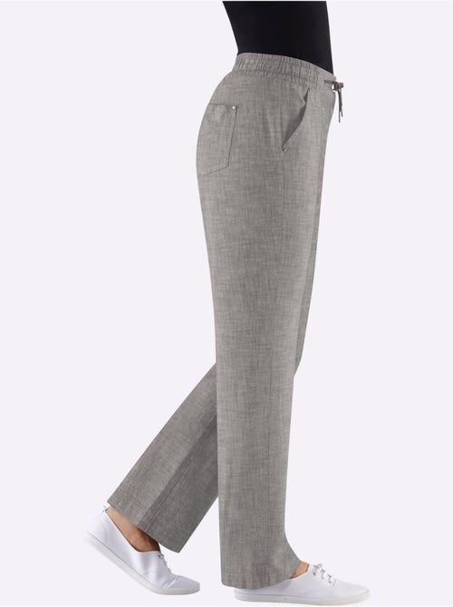 Pantalon Bootcut Pur Coton - Taille Courte - Witt - Kiabi