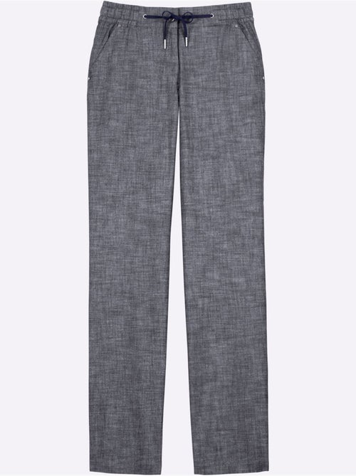 Pantalon Bootcut Pur Coton - Taille Extra Courte - Witt - Kiabi