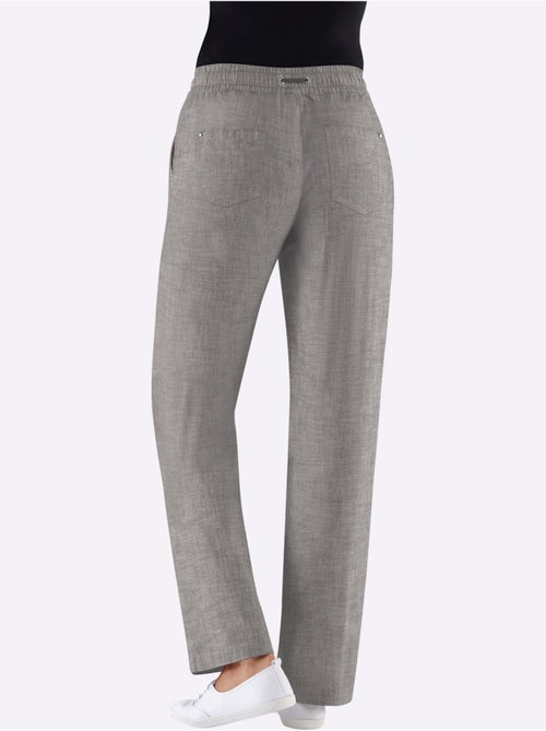 Pantalon Bootcut Pur Coton - Taille Extra Courte - Witt - Kiabi