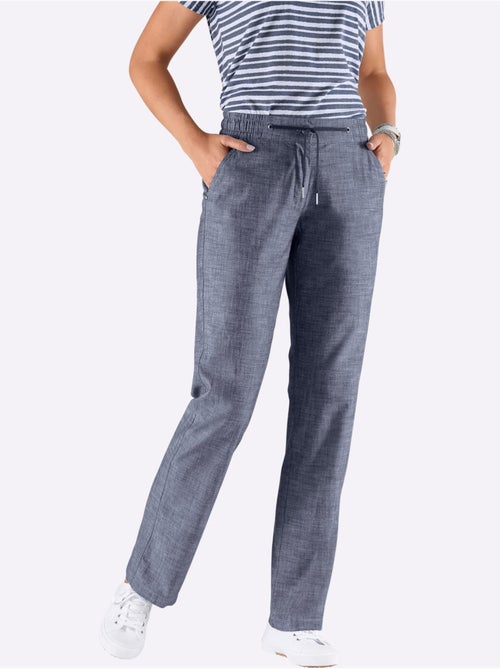 Pantalon Bootcut Pur Coton - Taille Standard - Witt - Kiabi Pantalon Bootcut Pur Coton - Taille Standard - Witt - Kiabi