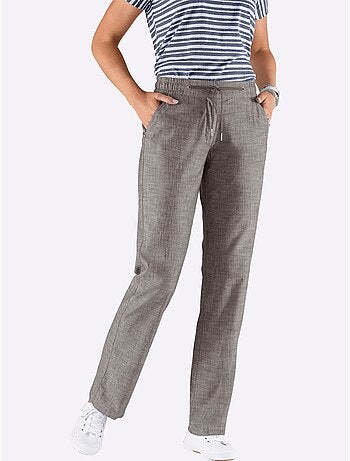 Pantalon Bootcut Pur Coton - Taille Standard - Witt