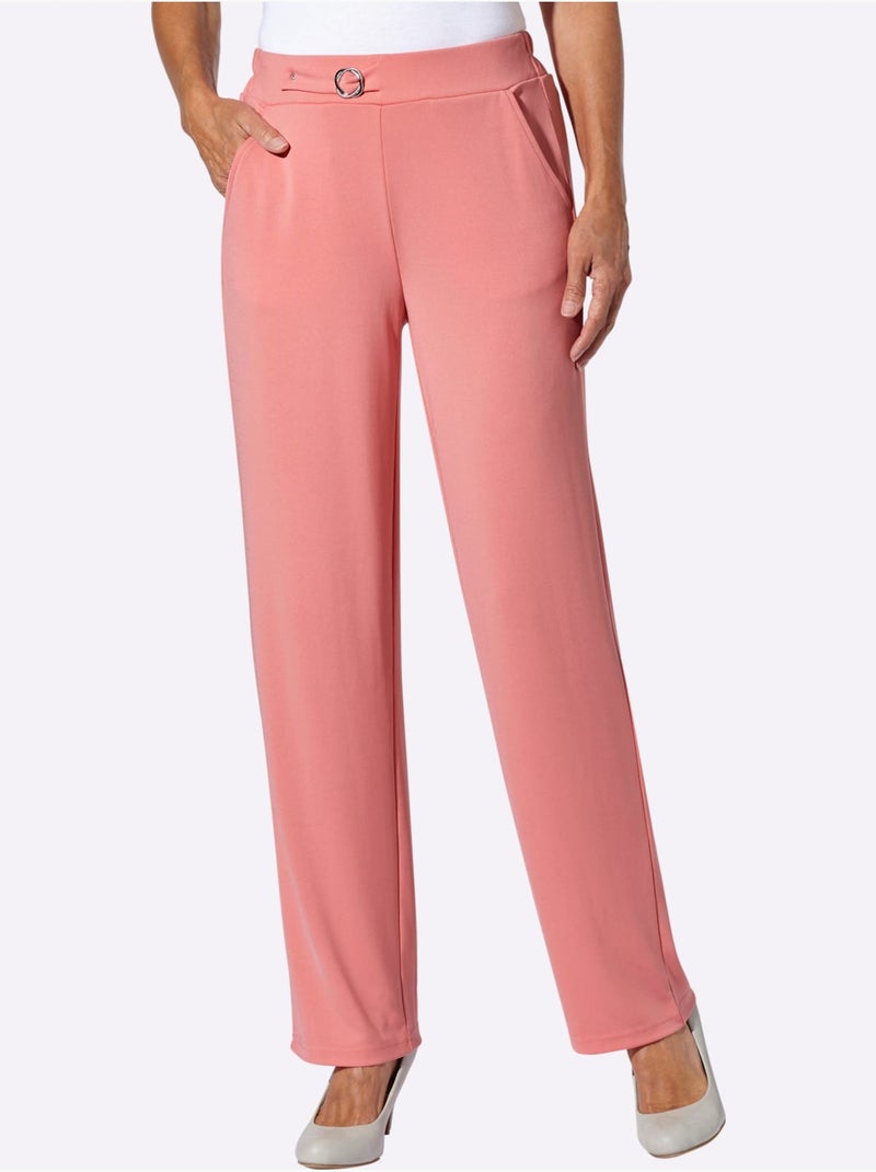 Pantalon Boucle Fantaisie Décorative - Taille Standard - Witt Rose - Kiabi