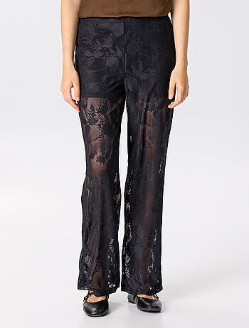 Pantalon boule en dentelle avec doublure short