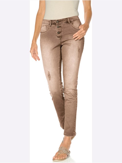 Pantalon Boyfriend Coupe Droite - Taille Standard - Helline - Kiabi