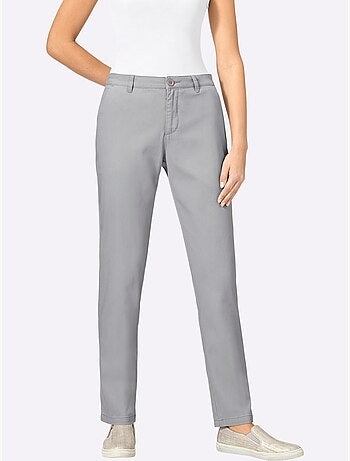 Pantalon boyfriend qualité coton - taille courte - witt