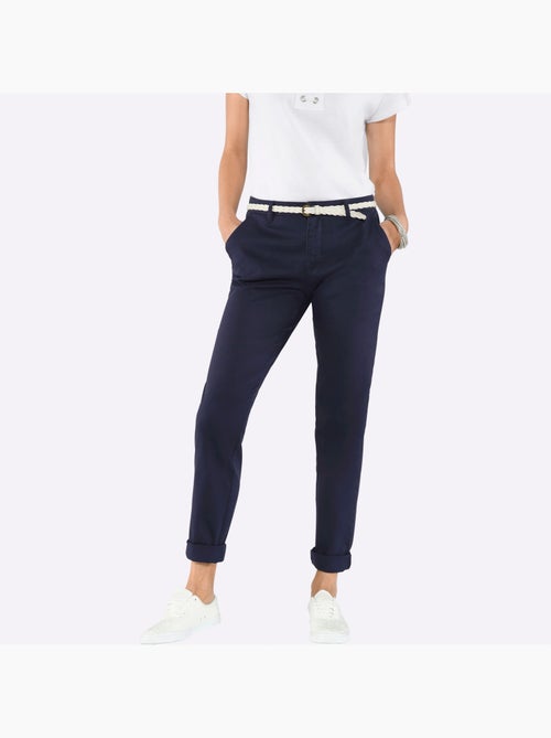 Pantalon boyfriend qualité coton - taille extra courte - witt - Kiabi Pantalon boyfriend qualité coton - taille extra courte - witt - Kiabi