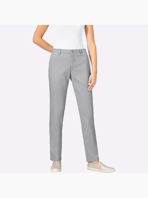 Pantalon boyfriend qualité coton - taille extra courte - witt - Kiabi