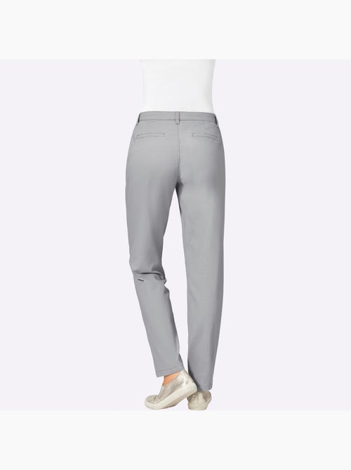 Pantalon boyfriend qualité coton - taille extra courte - witt - Kiabi