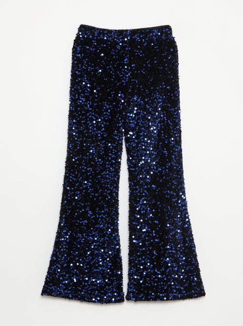 Pantalon brillant flare fit - Kiabi
