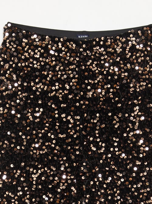Pantalon brillant flare fit - Kiabi
