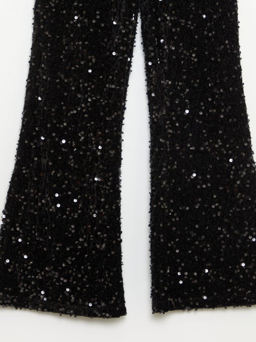 Pantalon brillant flare fit - Kiabi