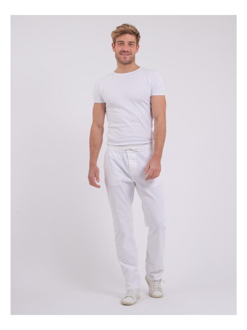 Pantalon CALVI Blanc - Kiabi