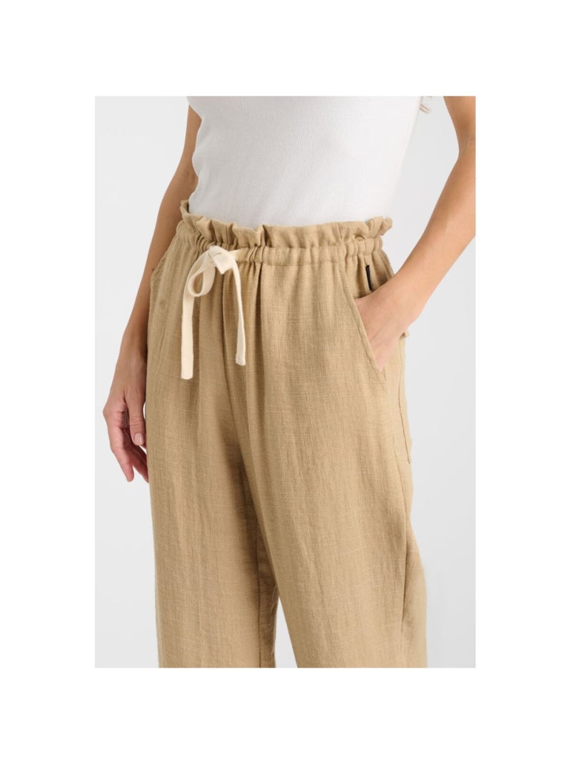 Pantalon CANCUN loose, large 'Le Temps Des Cerises' Beige - Kiabi