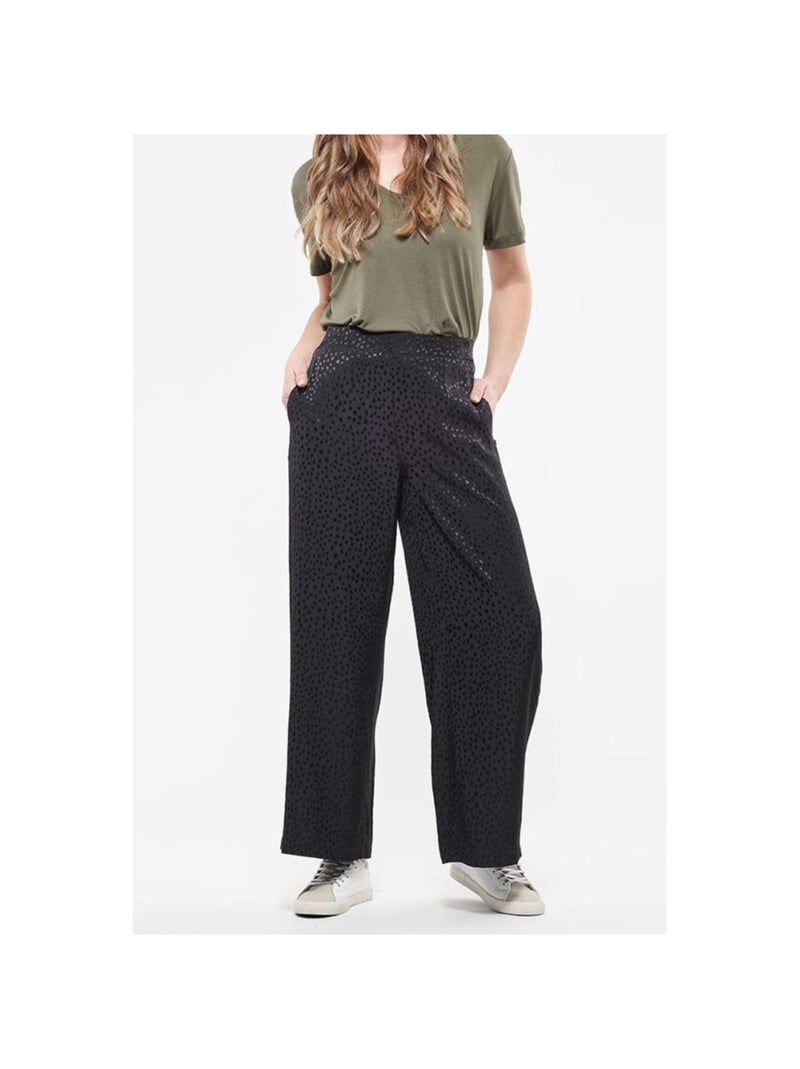 Pantalon CANG loose, large 'Le Temps Des Cerises' Noir - Kiabi