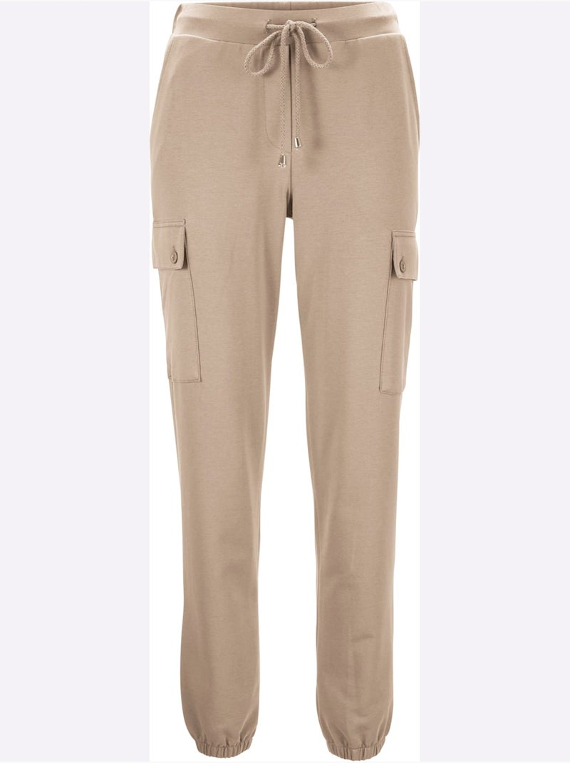 Pantalon Cargo - Taille Standard - Helline Beige - Kiabi