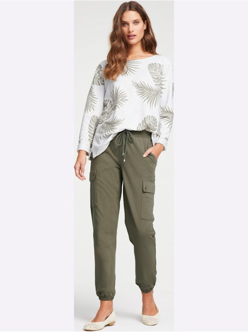 Pantalon Cargo - Taille Standard - Helline - Kiabi Pantalon Cargo - Taille Standard - Helline - Kiabi