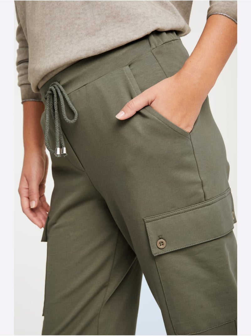 Pantalon Cargo - Taille Standard - Helline Ivoire - Kiabi