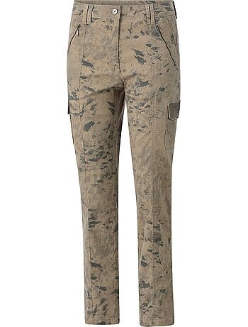 Pantalon Cargo Coton Extensible Confortable - Taille Standard - helline