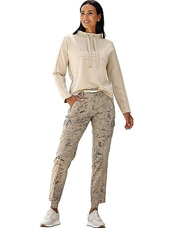 Pantalon Cargo Coton Extensible Confortable - Taille Standard - helline