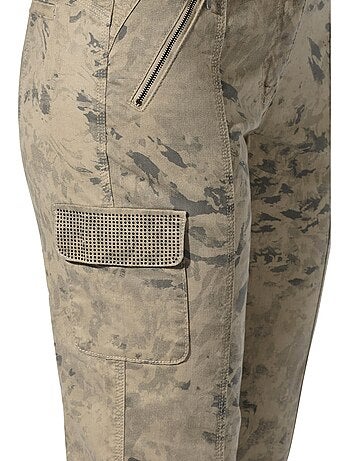 Pantalon Cargo Coton Extensible Confortable - Taille Standard - helline