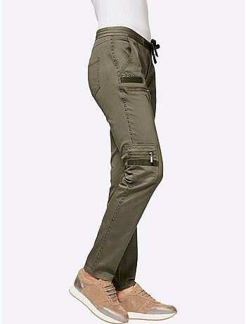 Pantalon Cargo Coupe Cargo Décontractée - Taille Standard - Helline