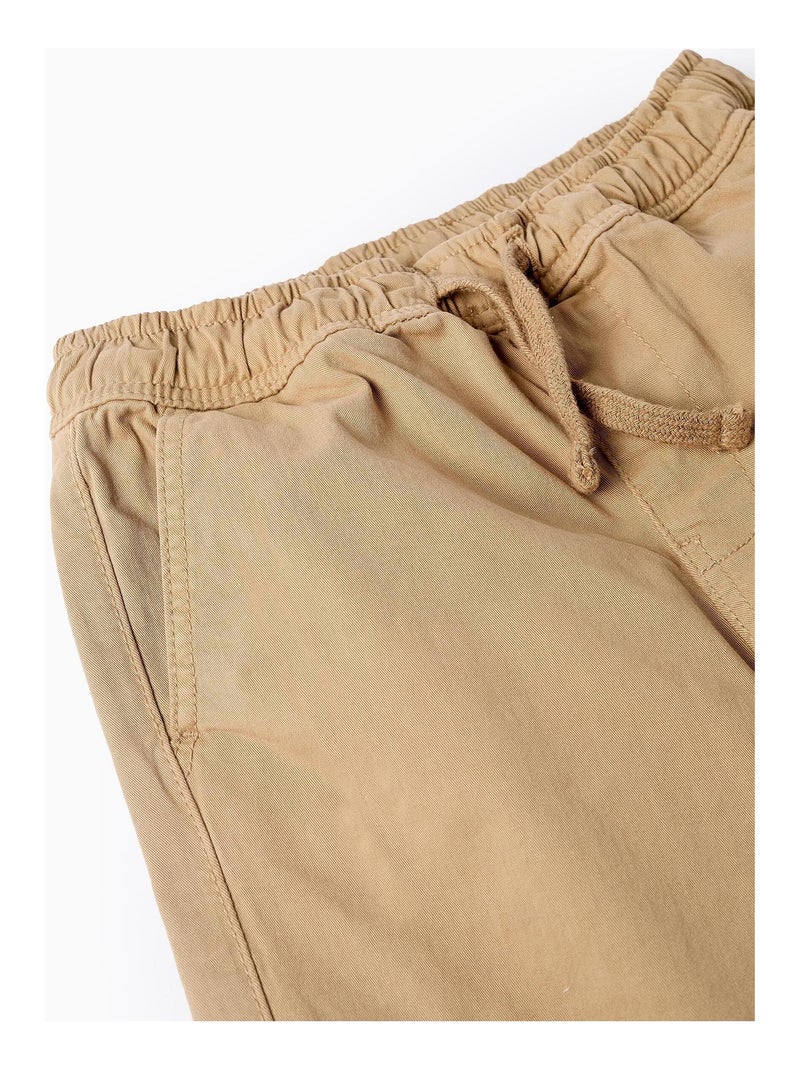 Pantalon cargo, coupe étroite MOTORCITY Beige foncé - Kiabi