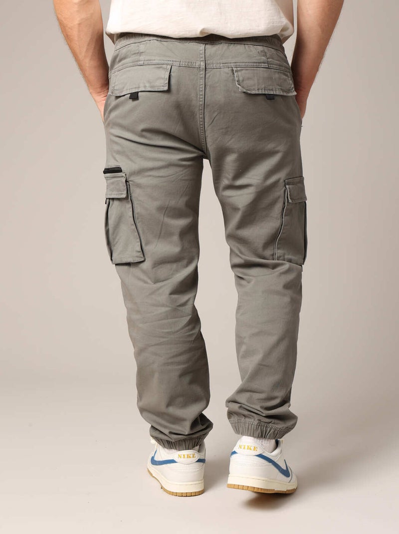 Pantalon cargo 'Deeluxe' Kaki - Kiabi