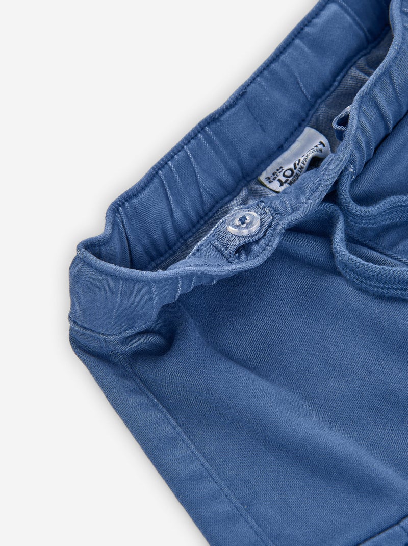 Pantalon cargo en coton Gris - Kiabi