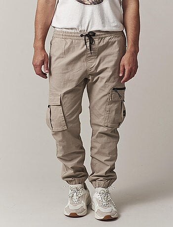 Pantalon cargo en coton pour homme 'Deeluxe'