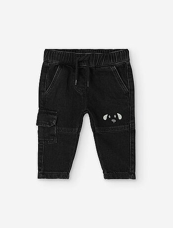 Pantalon cargo en jean