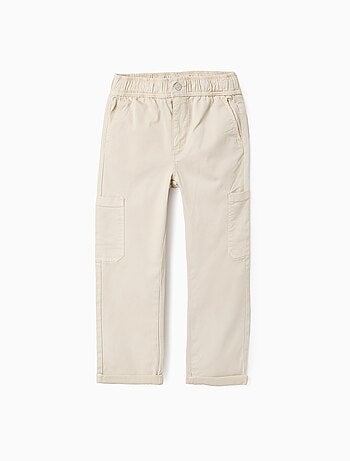 Pantalon Cargo en Sergé