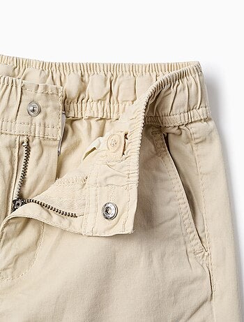 Pantalon Cargo en Sergé