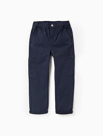 Pantalon Cargo en Sergé