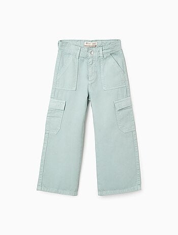 Pantalon Cargo en Sergé