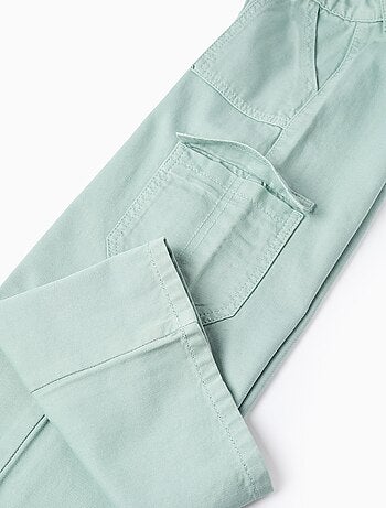 Pantalon Cargo en Sergé