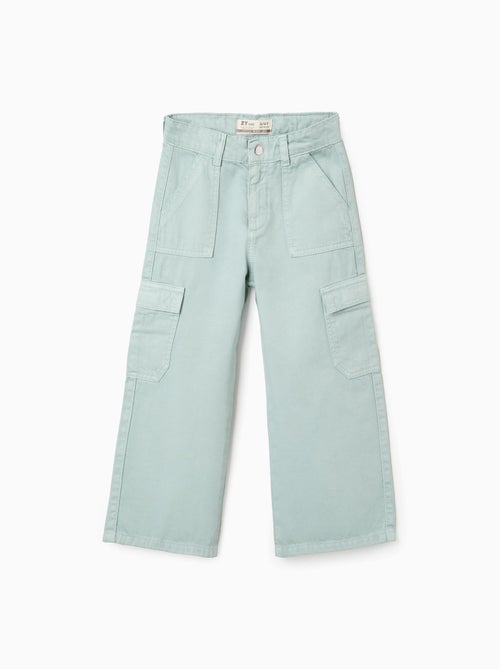 Pantalon Cargo en Sergé - Kiabi