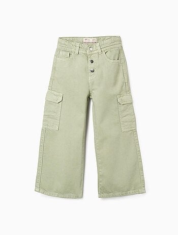 Pantalon Cargo en Sergé