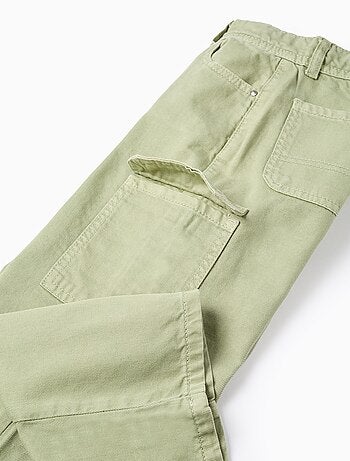 Pantalon Cargo en Sergé