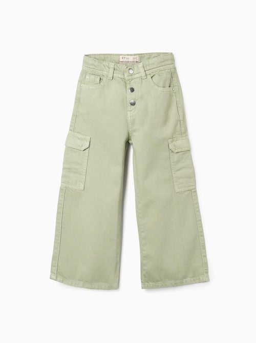 Pantalon Cargo en Sergé - Kiabi