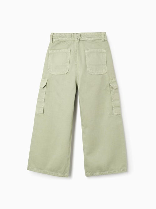 Pantalon Cargo en Sergé - Kiabi