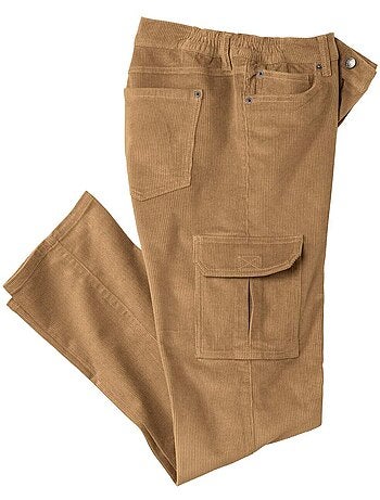 Pantalon cargo en velours cotele - atlas for men