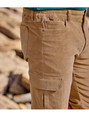 Pantalon Cargo en Velours Côtelé - ATLAS FOR MEN