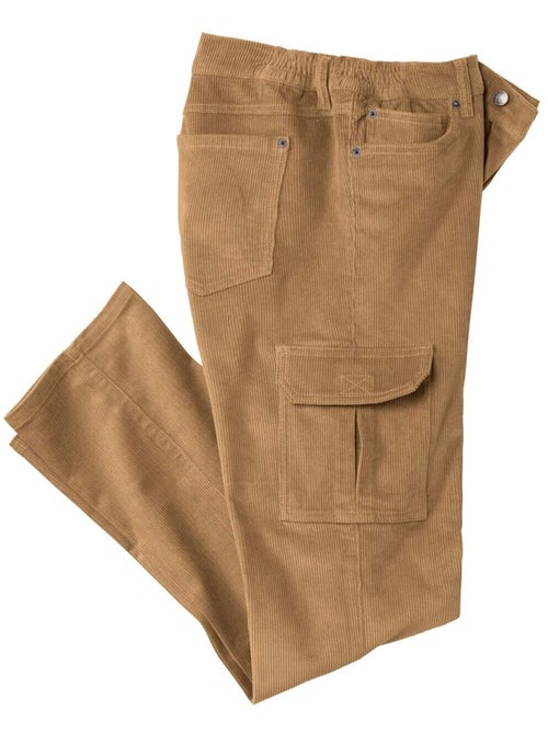 Pantalon Cargo en Velours Côtelé   - ATLAS FOR MEN - Kiabi